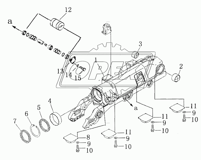 TRACK FRAME R.H.