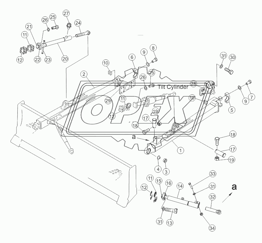 STRAIGHT TILT FRAME 16Y-80-002 V1.0