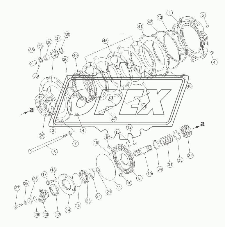 FORWARD CLUTCH 16Y-15-003 V1.0