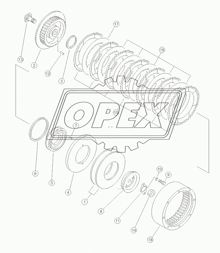 STEERING CLUTCH 16Y-16-002 V1.0