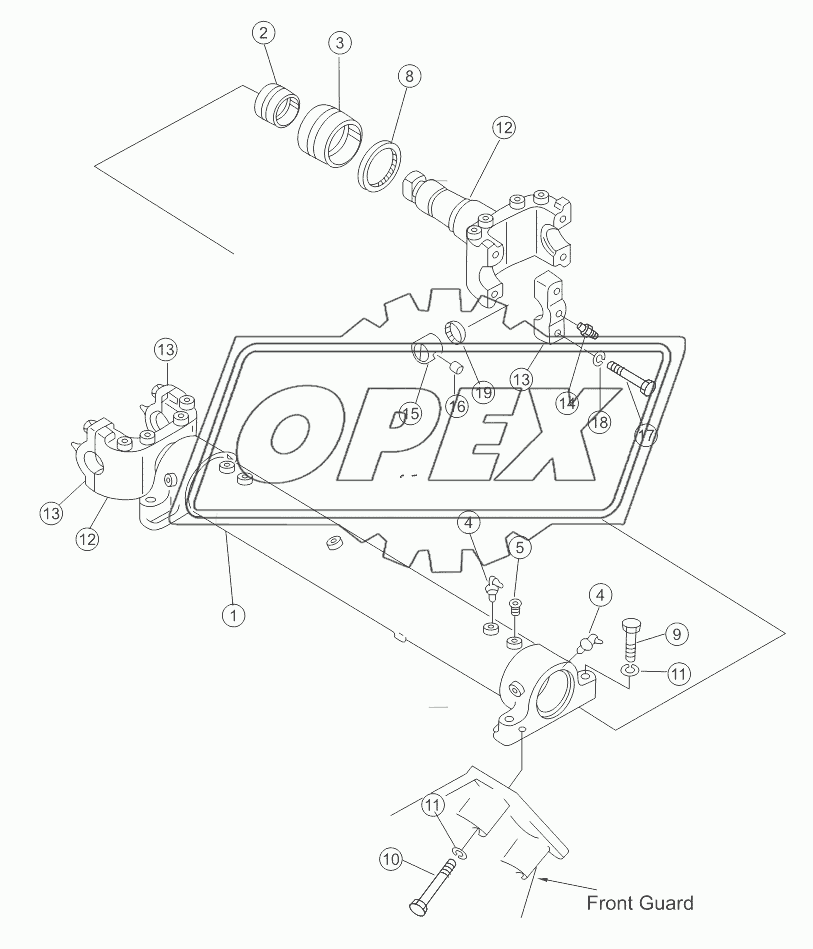 OIL CYLINDER BRACKET 1