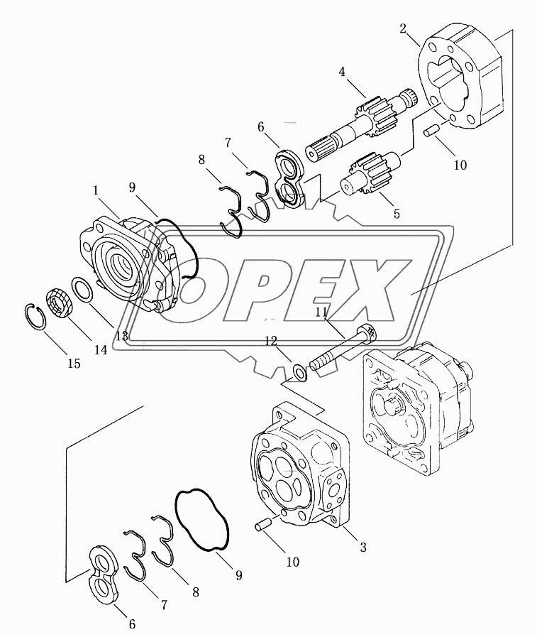 HYDRAULIC PUMP (1/2)