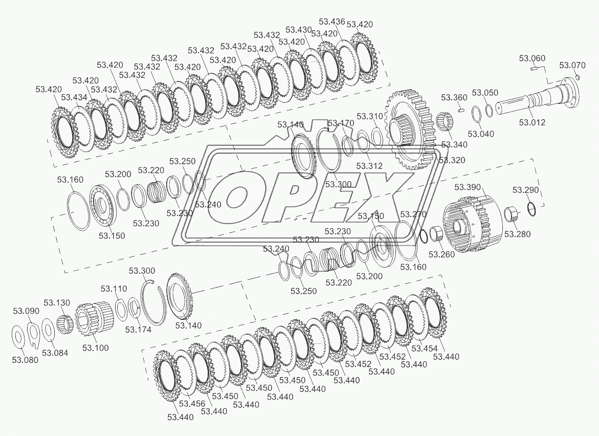 K3+K4 CLUTCH PART 4WG180