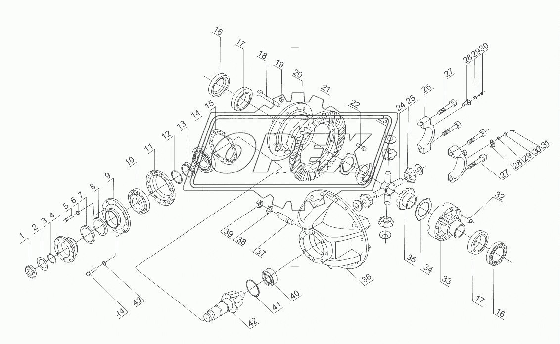 MAIN TRANSMISSION ASSEMBLY (370801)