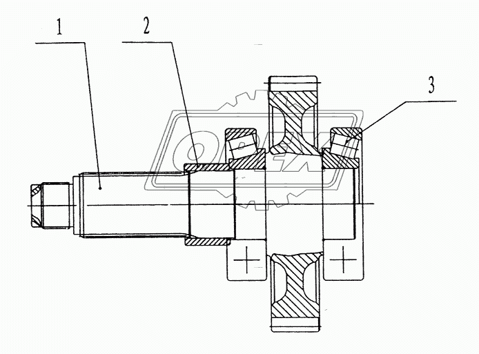 TRANSMISSION OUTPUT SHAFT