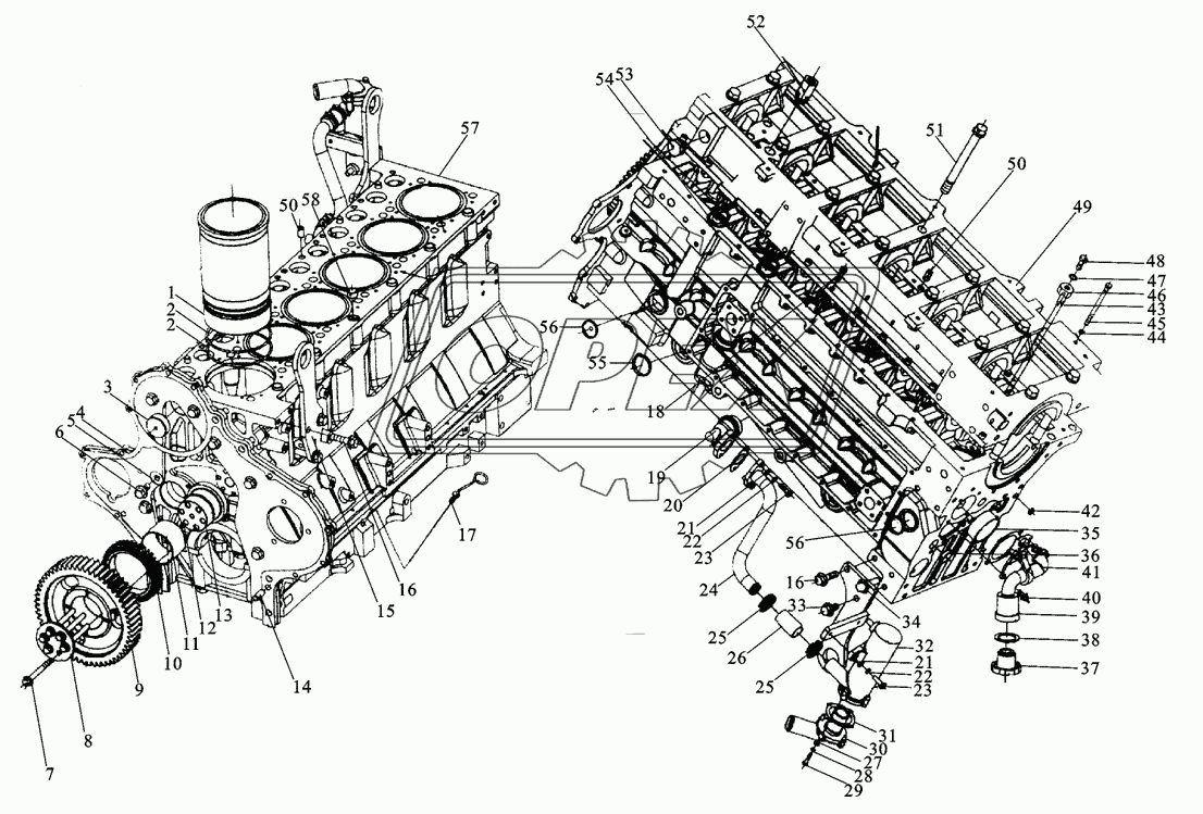 M3400-1002000 CYLiNDER BLOCK