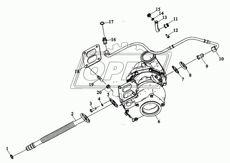 M3400-1118000 TURBO CHAGER ASSY