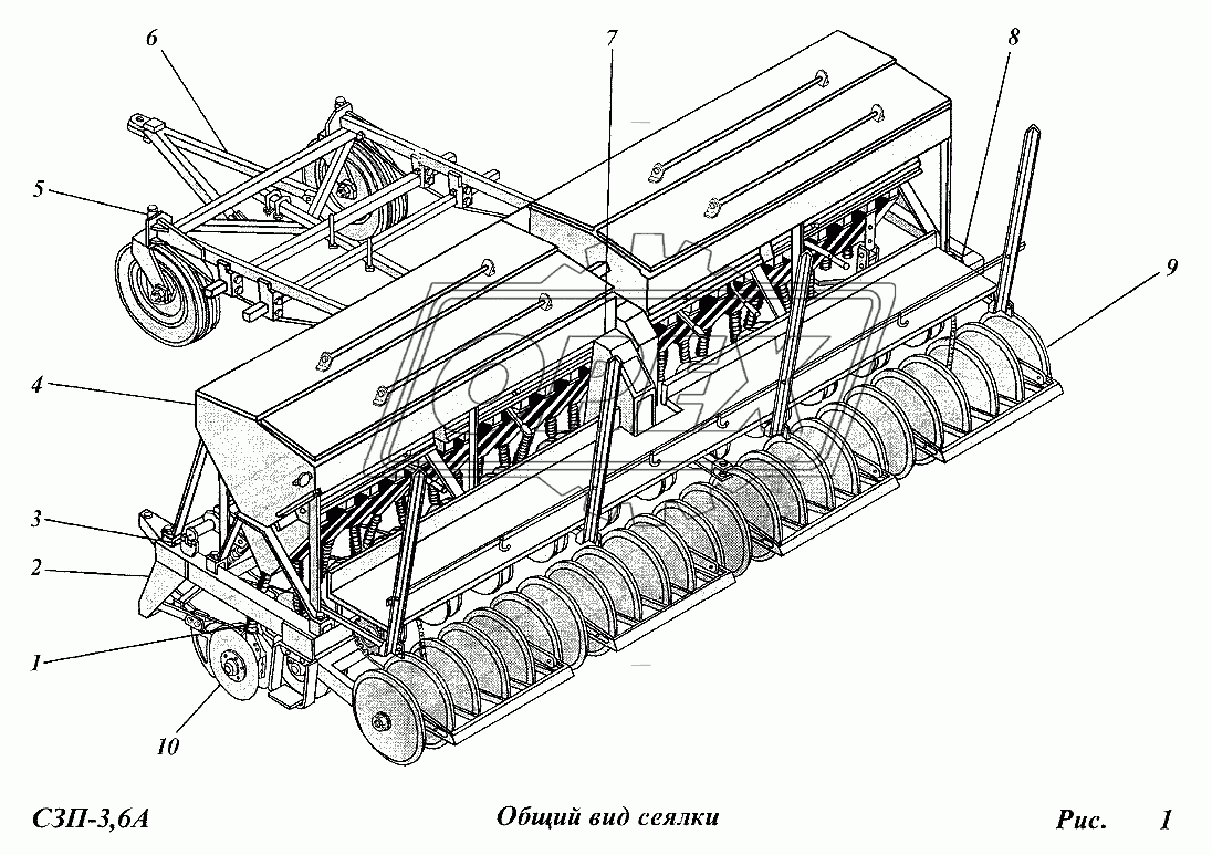 Сеялка СЗП-3,6А