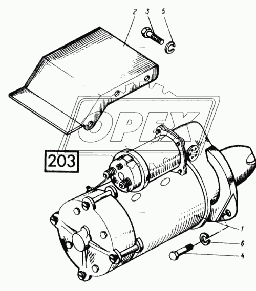 Установка стартера СМД-31, -31А, -31.01, 31Б.04