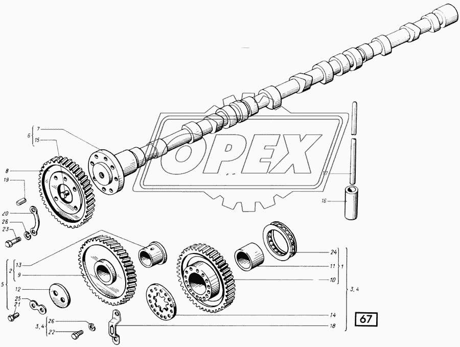 Распределение СМД-31, -31А, -31.01, 31Б.04