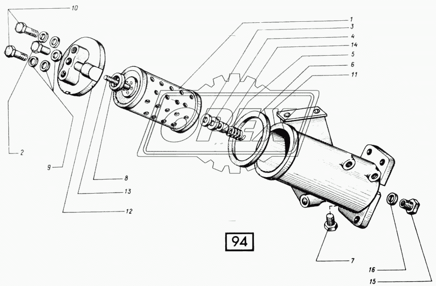 Топливный фильтр-кронштейн СМД-60, -62, -64, -66, -72