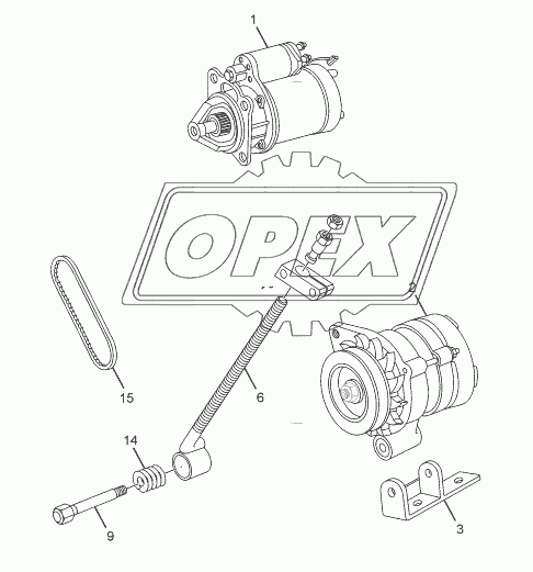 STARTER AND ALTERNATOR