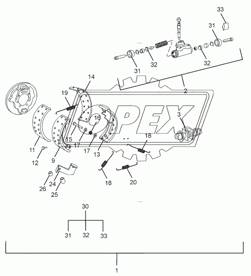 FRONT WHEEL BRAKES