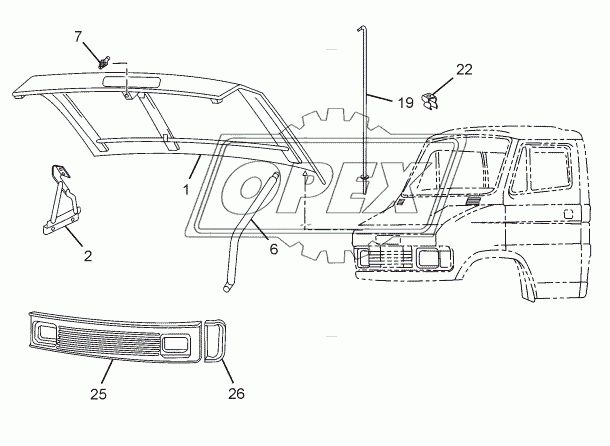 CENTRE BONNET 357171, 357172, 357173