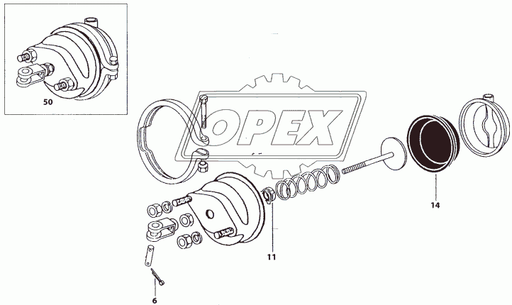 FRONT BRAKE CHAMBER