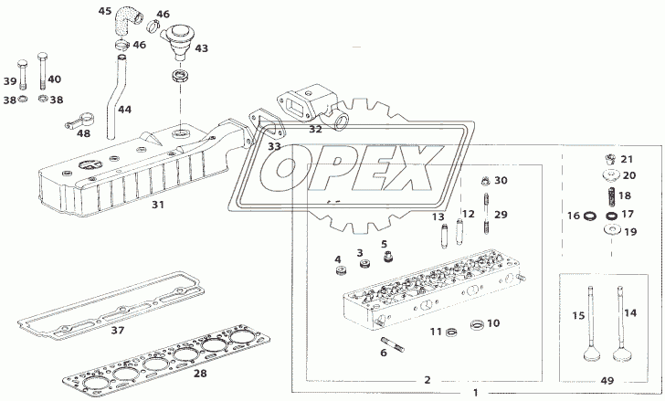 CYLINDER HEAD AND COVER