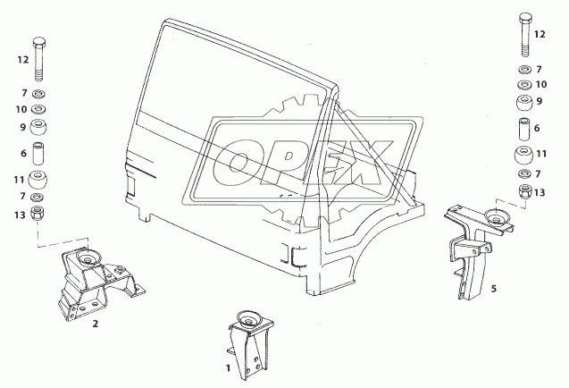 COWL MOUNTING