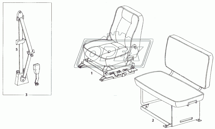 SEAT AND SEAT BELTS