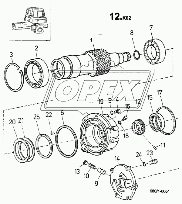 Шестерня ведущая (680/1)