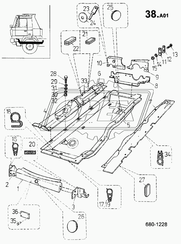 Кожух шумоподавления нижний (680) 1