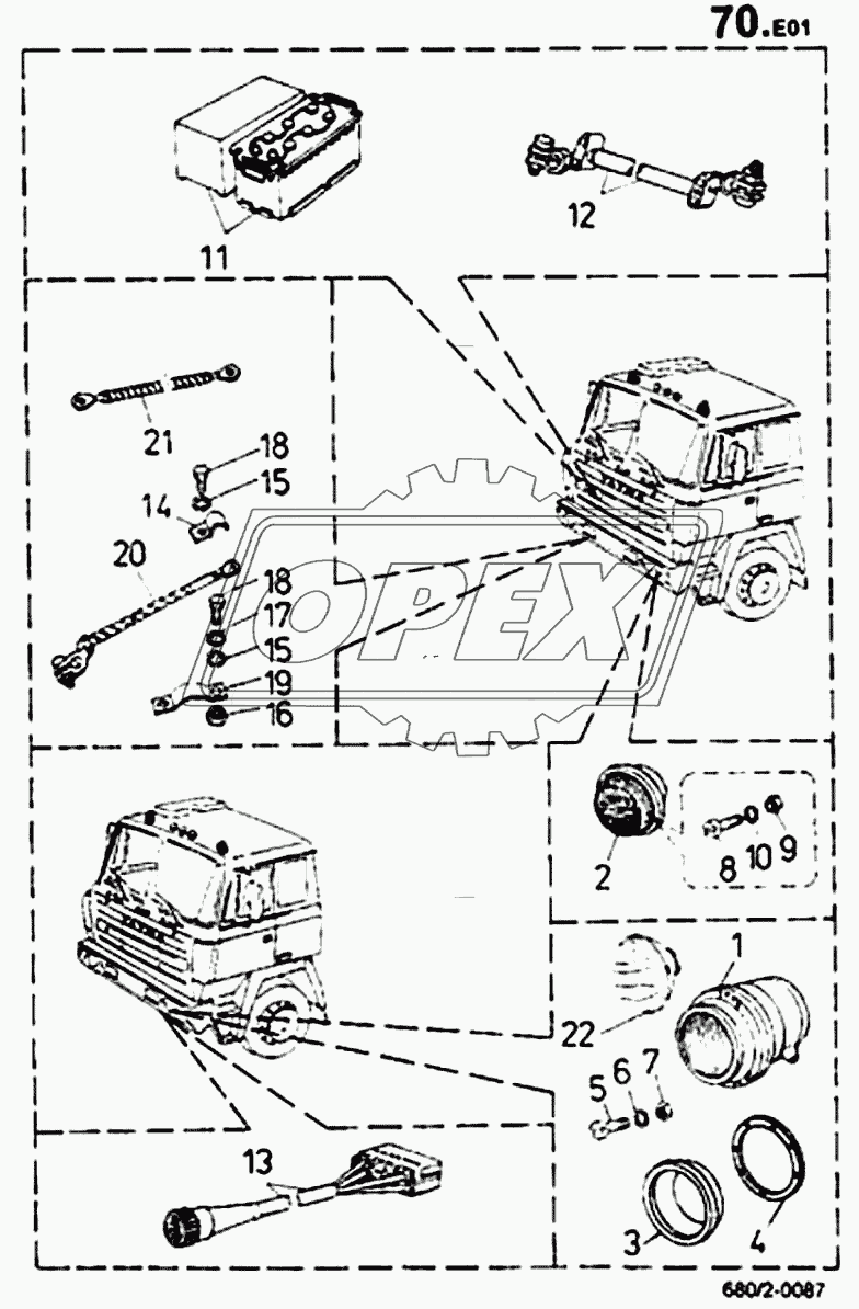 Электрооборудование шасси (680/2) 1