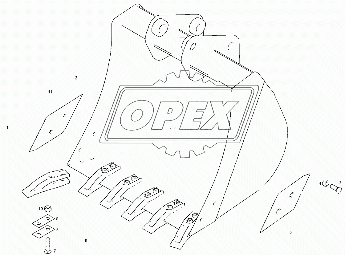 Рукоять ковша - Стандарт - 900 мм