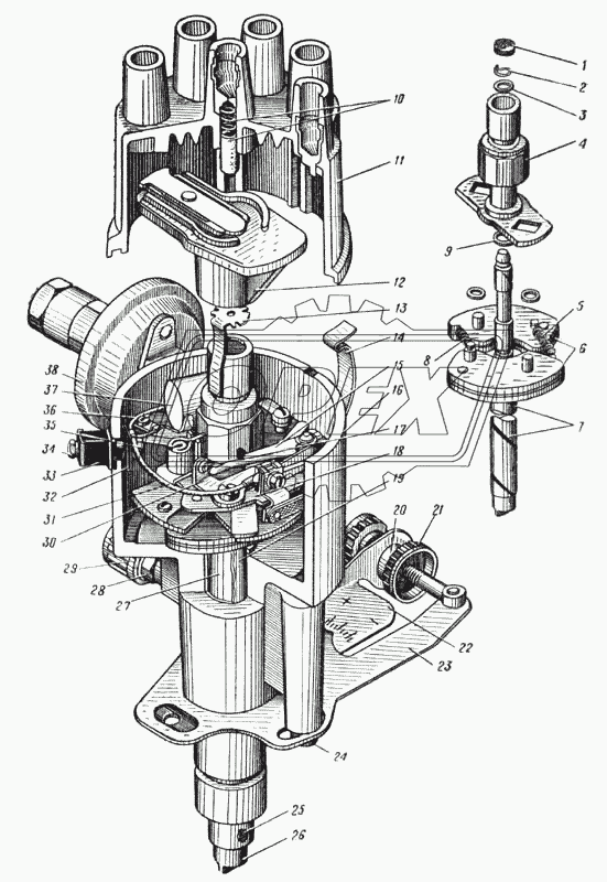 Распределитель Р4-В (Рис. 112)