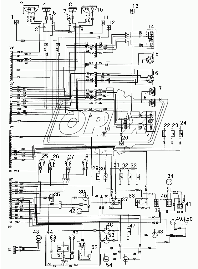 Схема подключения электрооборудования, устанавливаемого на шасси