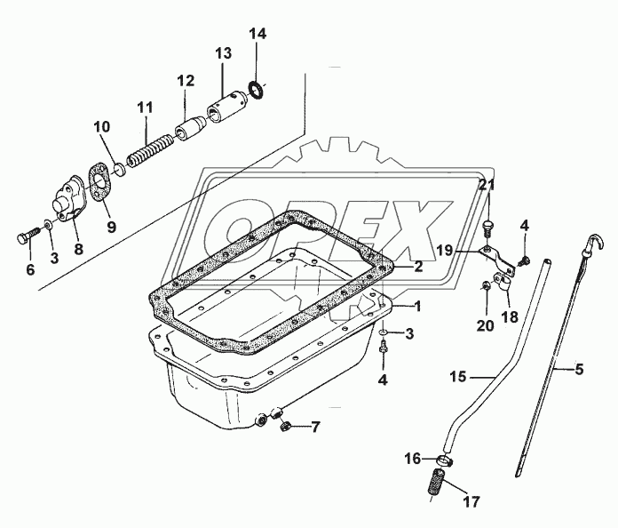 LUBRICATING OIL SUMP