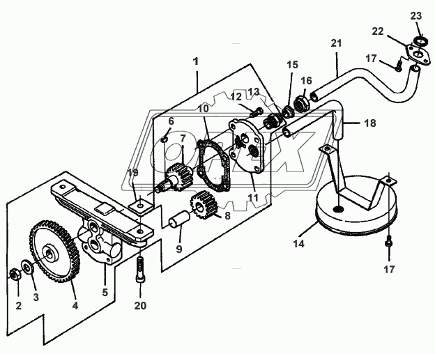 LUBRICATING OIL PUMP