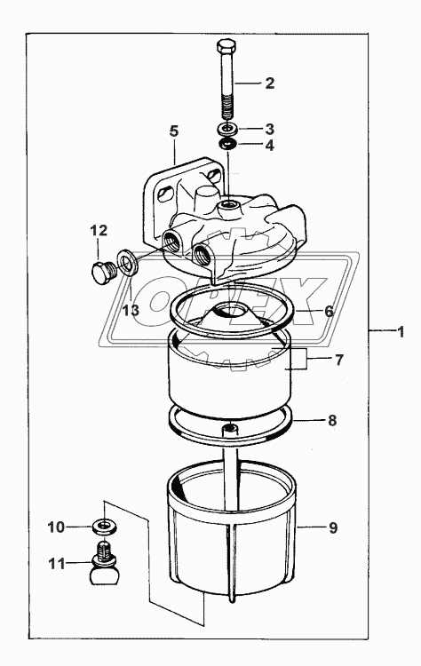 FUEL FILTER - SEDIMENT BOWL