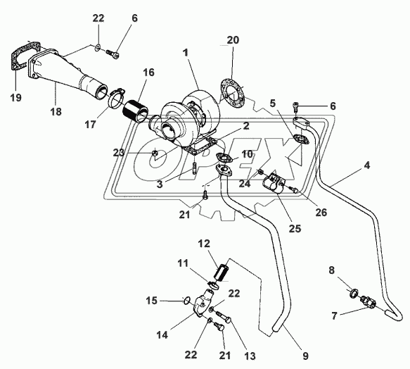 TURBOCHARGER-PIPES