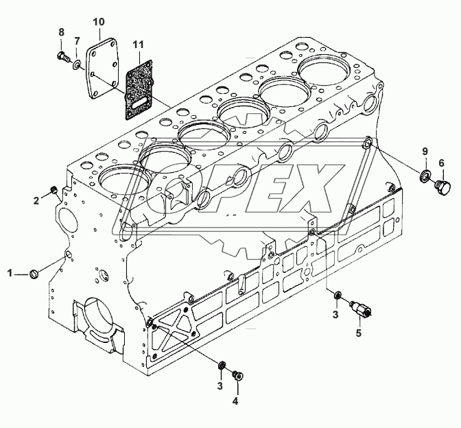 CYLINDER BLOCK - FROM F 9696