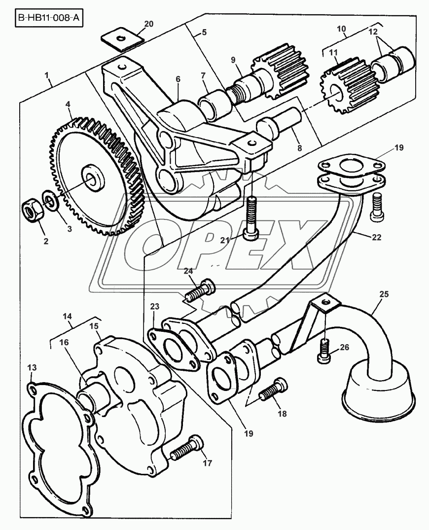 LUBRICATING OIL PUMP