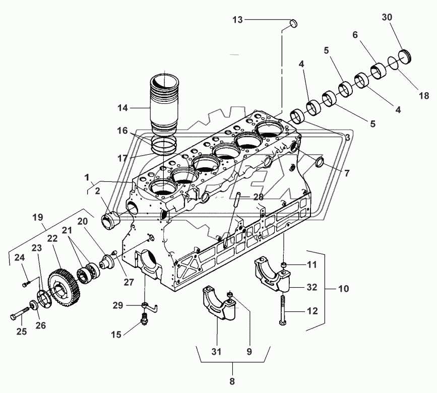 CYLINDER BLOCK