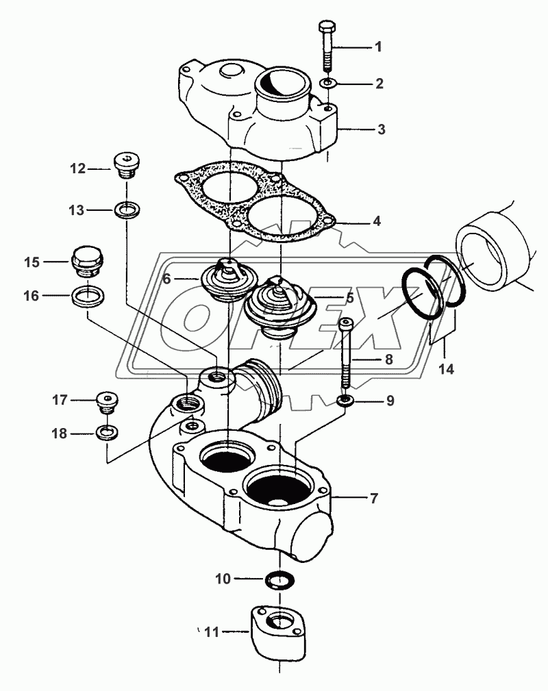 THERMOSTAT- FROM NO D 6826