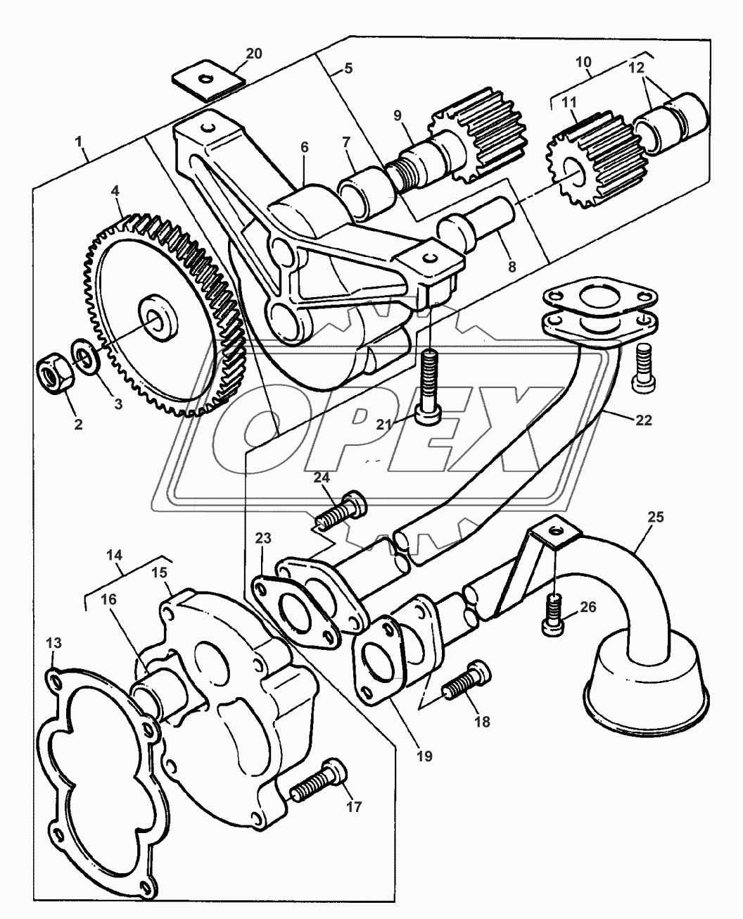 LUBRICATING OIL PUMP