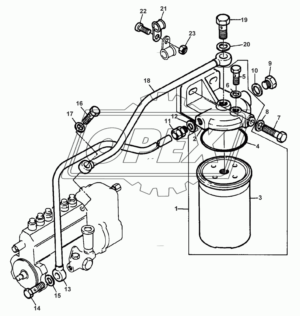 FUEL FILTER - UP TO NO D 5221