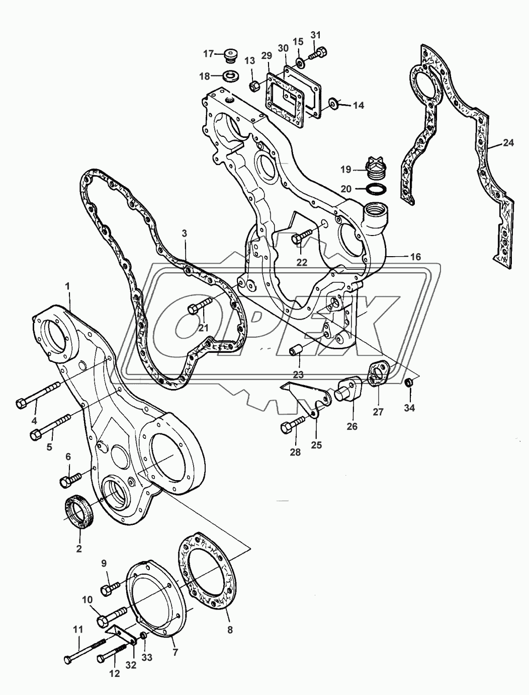 TIMING GEAR HOUSING