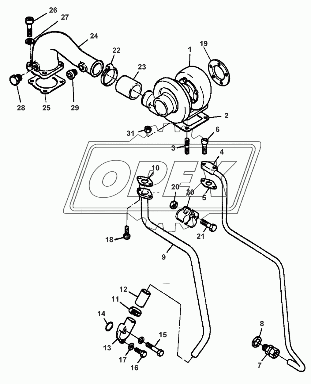 TURBOCHARGER-PIPES