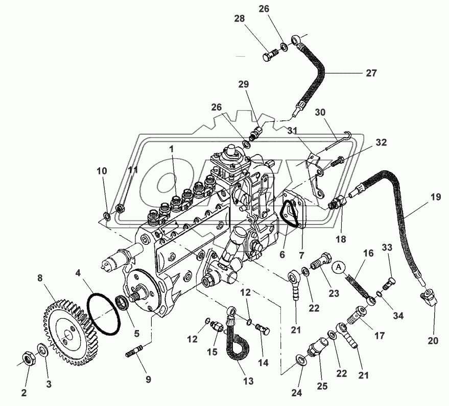 INJECTION PUMP - ONLY FOR MF7250