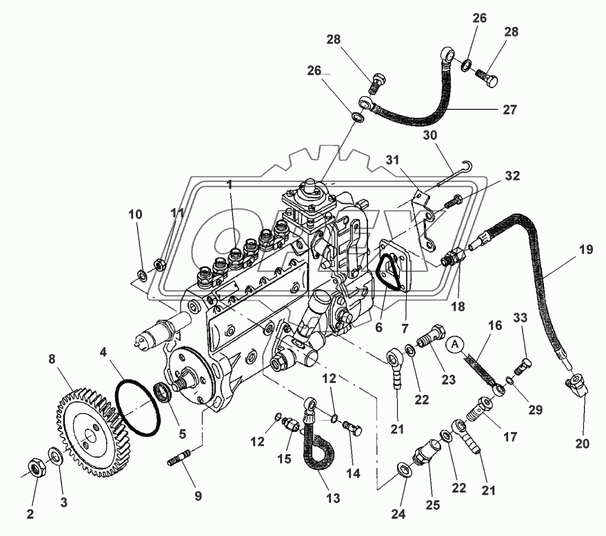 INJECTION PUMP - ONLY FOR MF7252