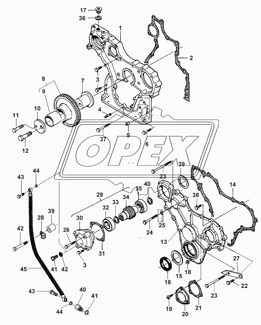 TIMING GEAR HOUSING