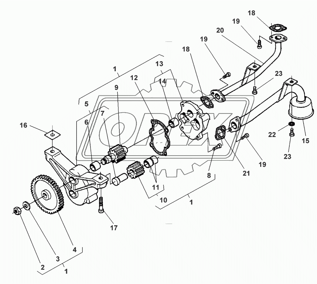 LUBRICATING OIL PUMP