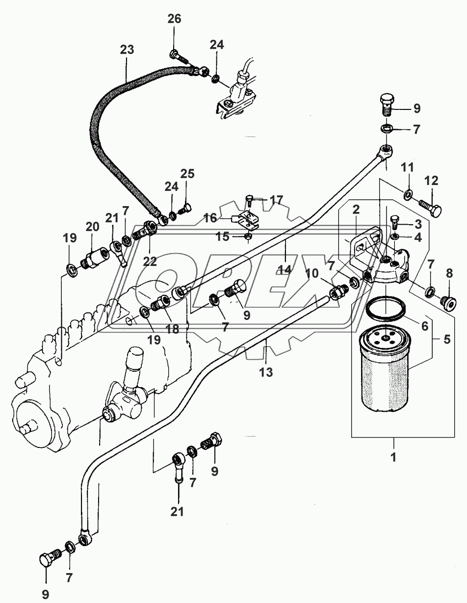 FUEL FILTER - UP TO B 4804