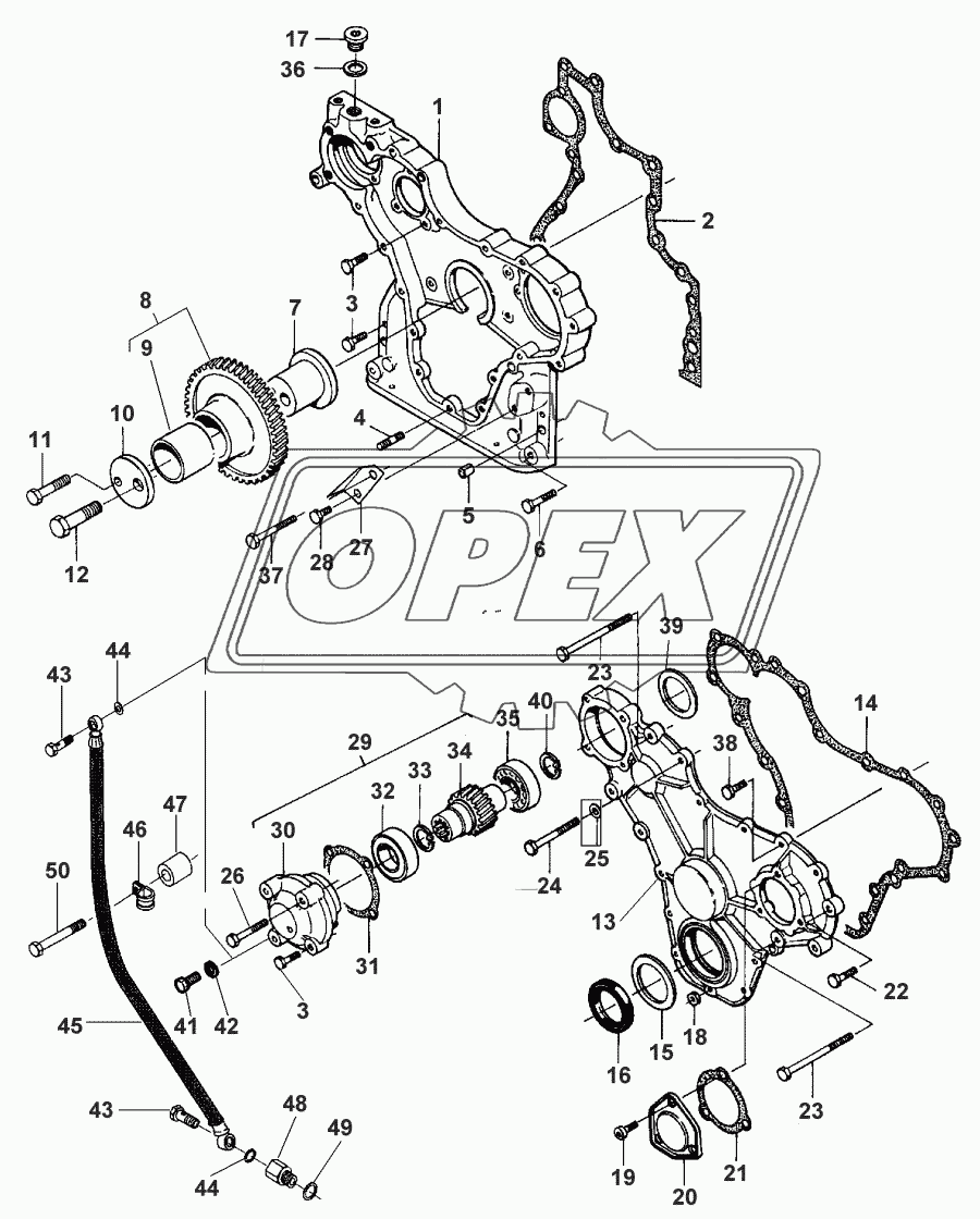 TIMING GEAR HOUSING