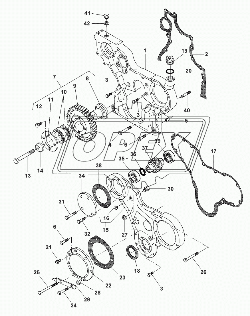 TIMING GEAR HOUSING