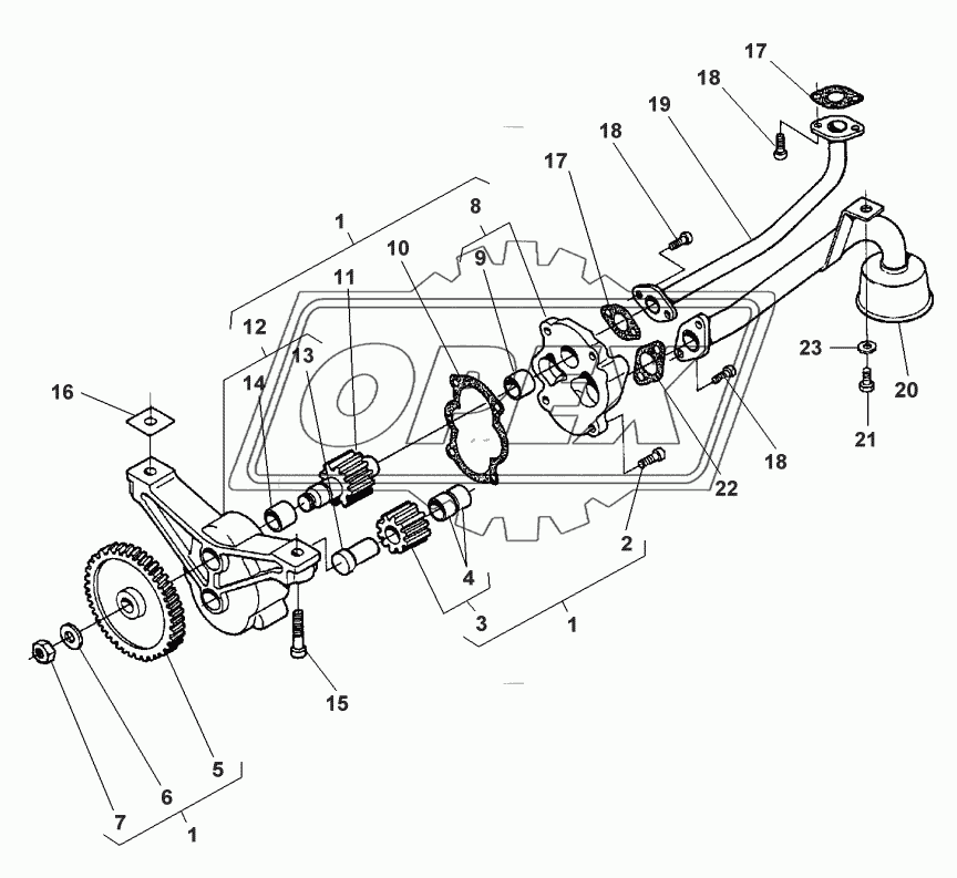 LUBRICATING OIL PUMP