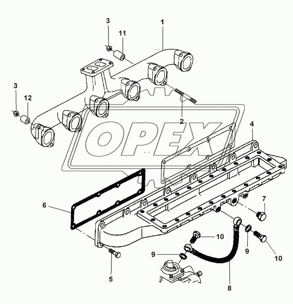 TURBOCHARGER-INLET AND EXHAUST MANIFOLD