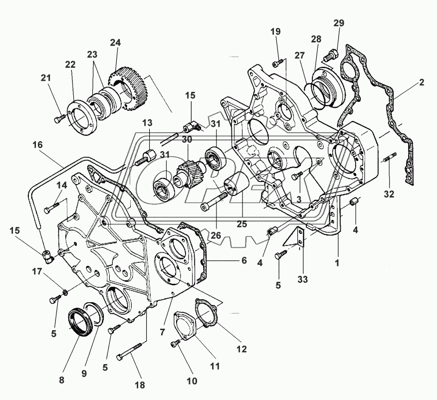 TIMING GEAR HOUSING